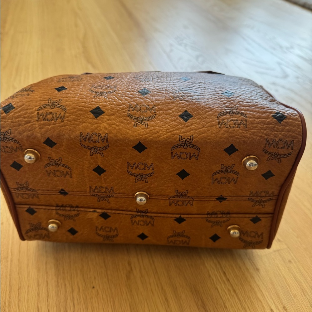 MCM Visetos Boston Bag - Picture 4 of 7